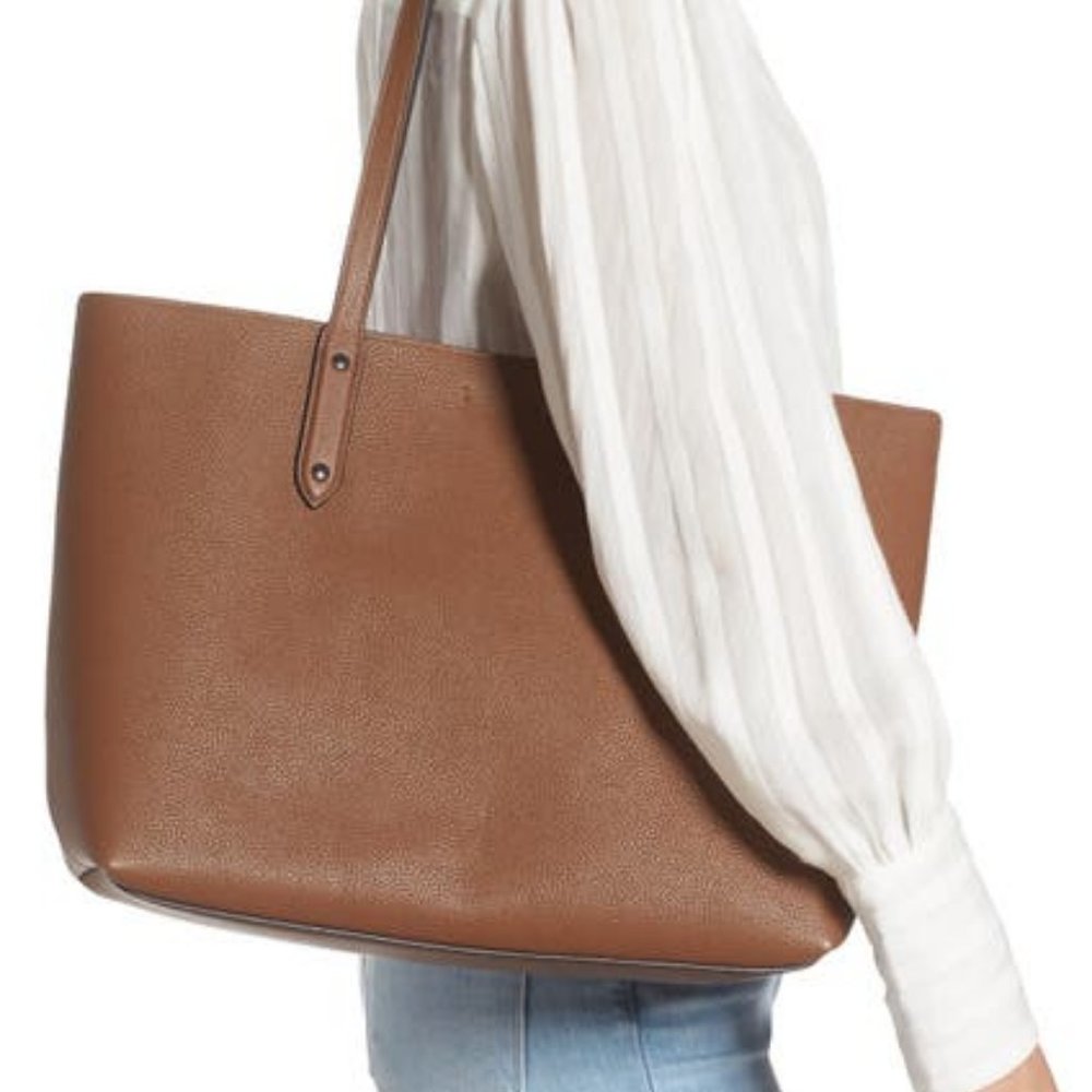 New COACH Central Signature Coated Canvas Tote - Picture 4 of 13